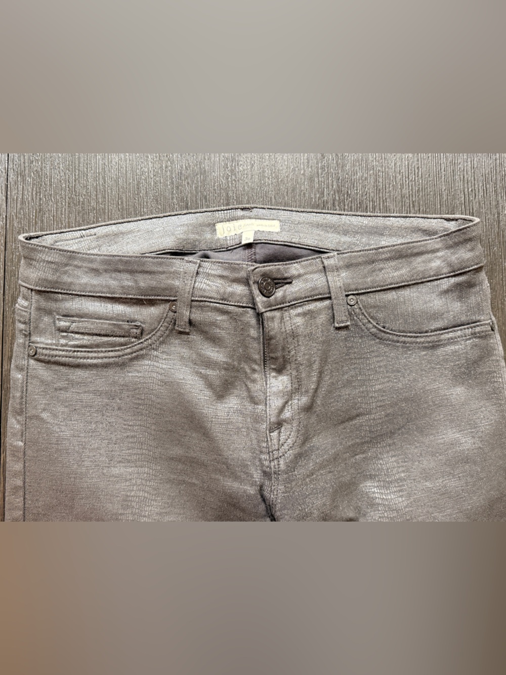 Joie Snake coated black Skinny Jeans